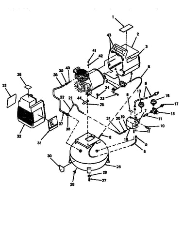Air compressor diagram