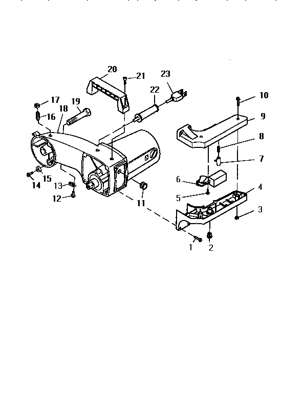 Arm and handle assembly