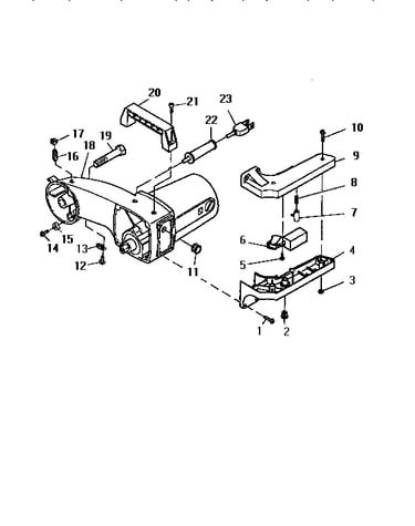 Arm and handle assembly
