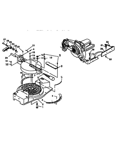 Base and table assembly