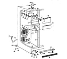 Kenmore 3639564680 freezer section diagram