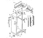 Kenmore 2539768310 cabinet parts diagram