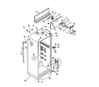 Kenmore 2539366001 cabinet parts diagram