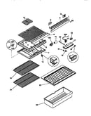 Separator and shelves