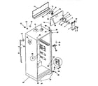 Kenmore 2539366011 cabinet parts diagram
