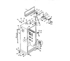 Kenmore 2539366401 cabinet parts diagram
