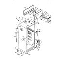 Kenmore 2539366421 cabinet parts diagram