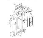 Kenmore 2539668440 cabinet parts diagram