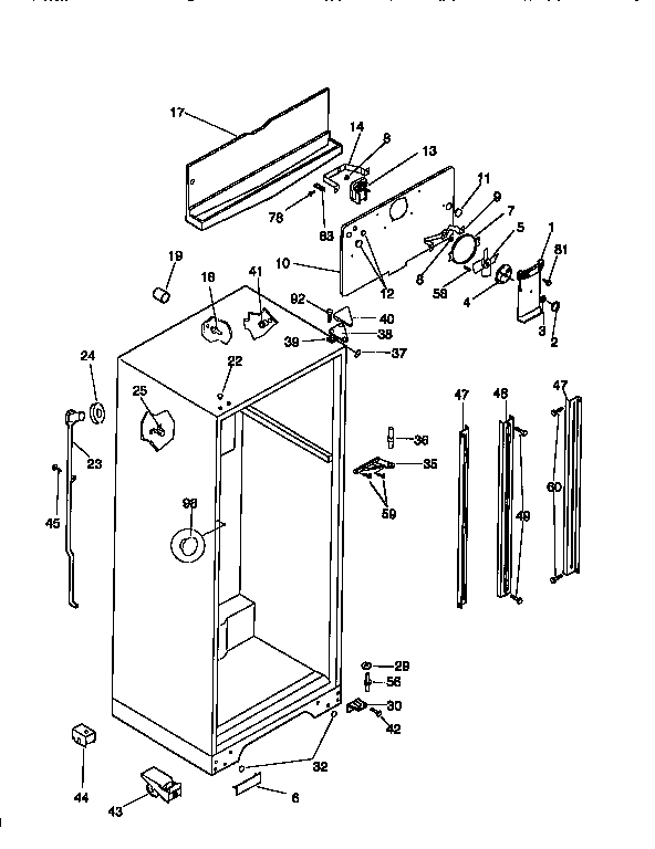 Cabinet parts