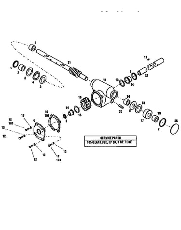 Gear case assembly
