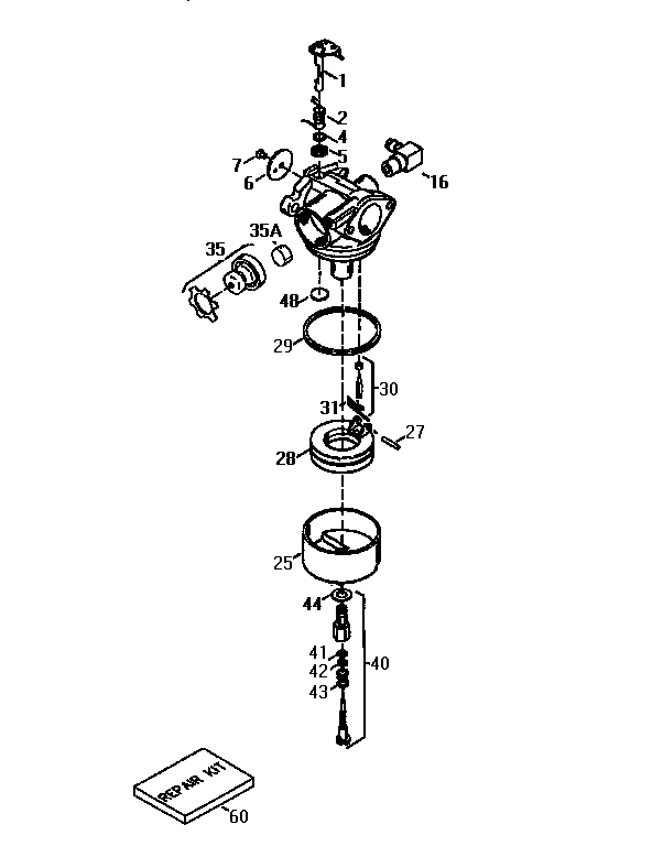 CARBURETOR 632604 (71/143)