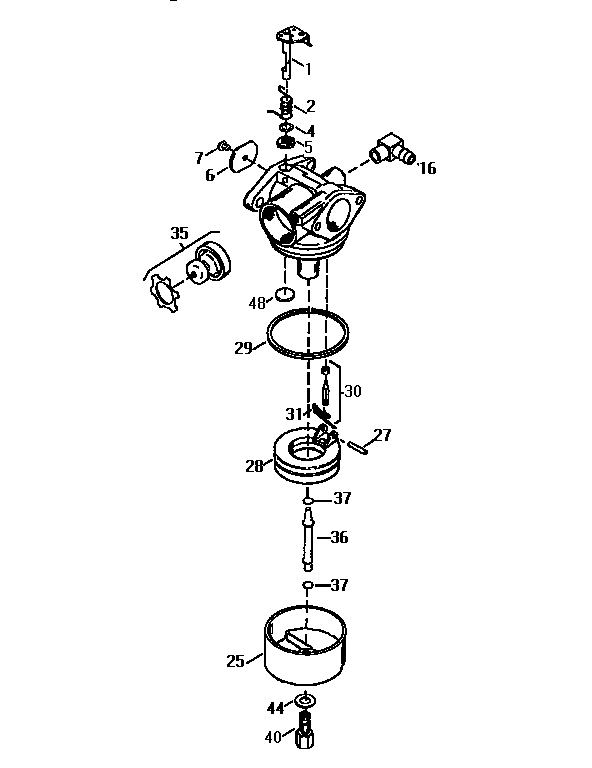 CARBURETOR  632744 (71/143)