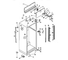 Kenmore 2539768480 cabinet parts diagram