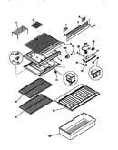 Separator and shelves