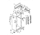 Kenmore 2539668480 cabinet parts diagram