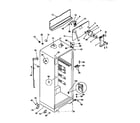 Kenmore 2539366111 cabinet parts diagram