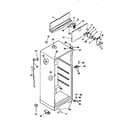Kenmore 2539363090 cabinet parts diagram