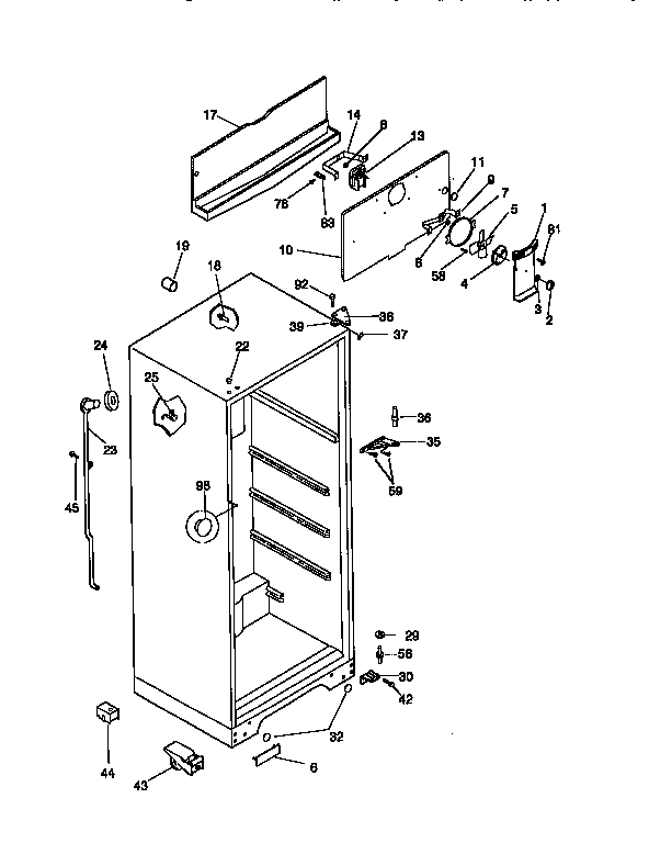 CABINET PARTS