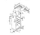 Kenmore 2539363000 cabinet parts diagram
