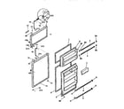 Kenmore 2539668010 door diagram