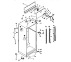 Kenmore 2539768420 cabinet parts diagram