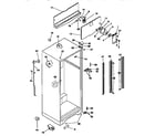 Kenmore 2539368700 cabinet parts diagram