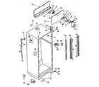 Kenmore 2539368720 cabinet parts diagram