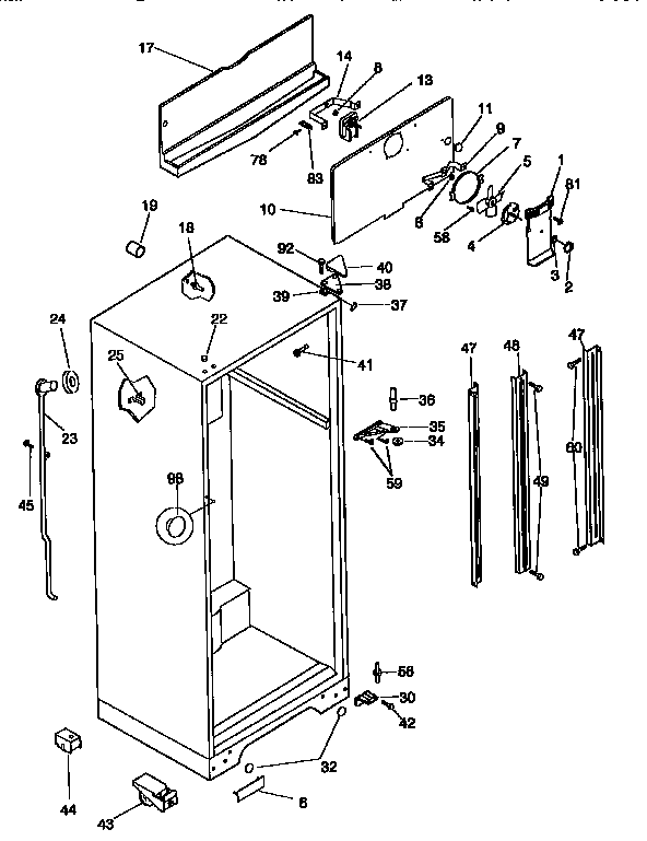 CABINET PARTS