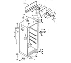Kenmore 2539368080 cabinet parts diagram