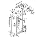 Kenmore 2539366211 cabinet parts diagram
