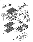 Separator and shelves