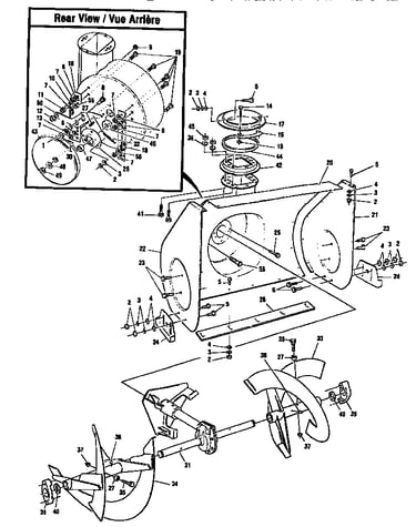 Auger housing