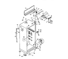 Kenmore 2539366190 cabinet parts diagram