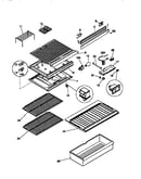 Separator and shelves