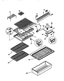Separator and shelves