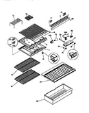 Separator and shelves