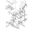 Weider WEBE13820 unit parts diagram