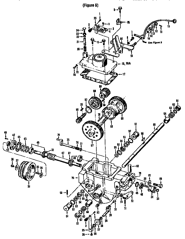 Power unit transmission asm