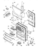 Refrigerator door