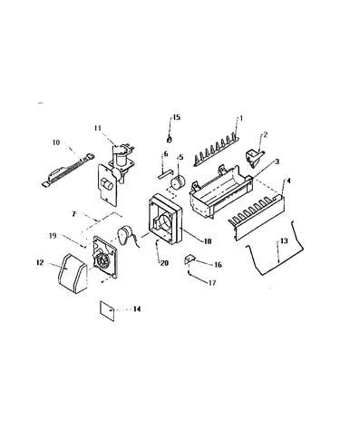 Compact ice maker d7824702