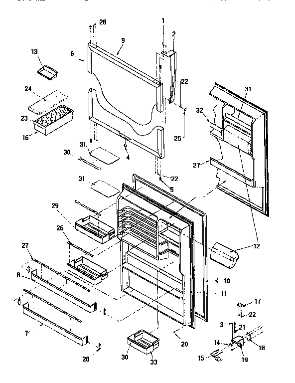 REFRIGERATOR DOOR