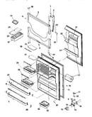 Refrigerator door