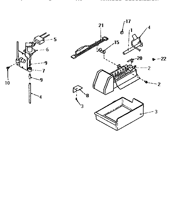 ADD-ON ICE MAKER ASSEMBLY