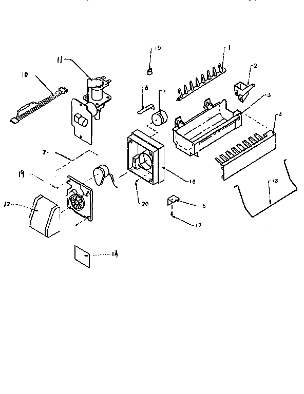 COMPACT ICE MAKER D7824702