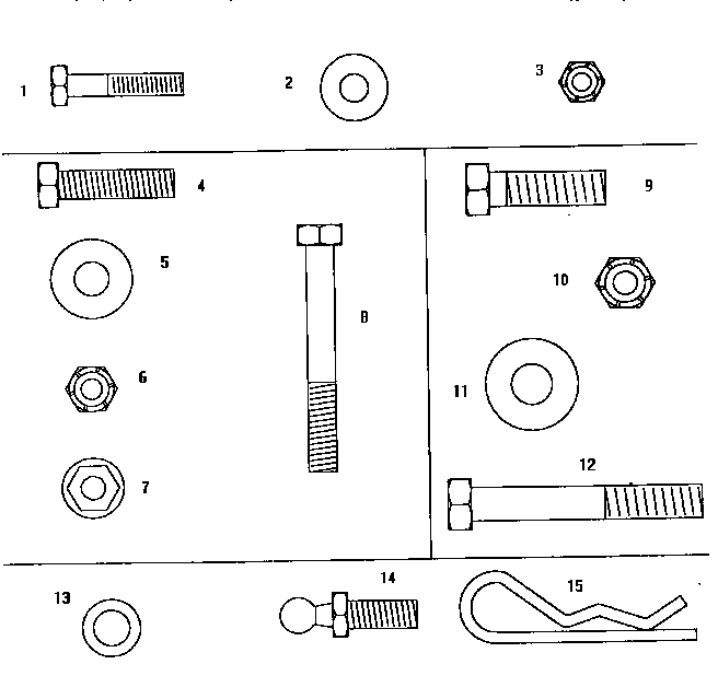 Carton #2 hardware package