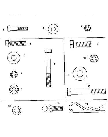 Carton #2 hardware package