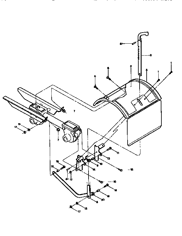 Tine hood,depth regulator&dragbar