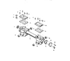 Troybilt 12077 transm. hsg,seals,gaskets,plugs diagram
