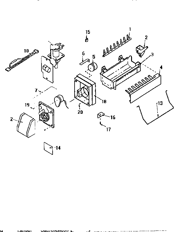 Compact ice maker d7832702