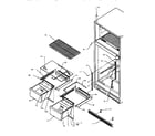 Amana TA18S2L-P1194501W cabinet shelving diagram